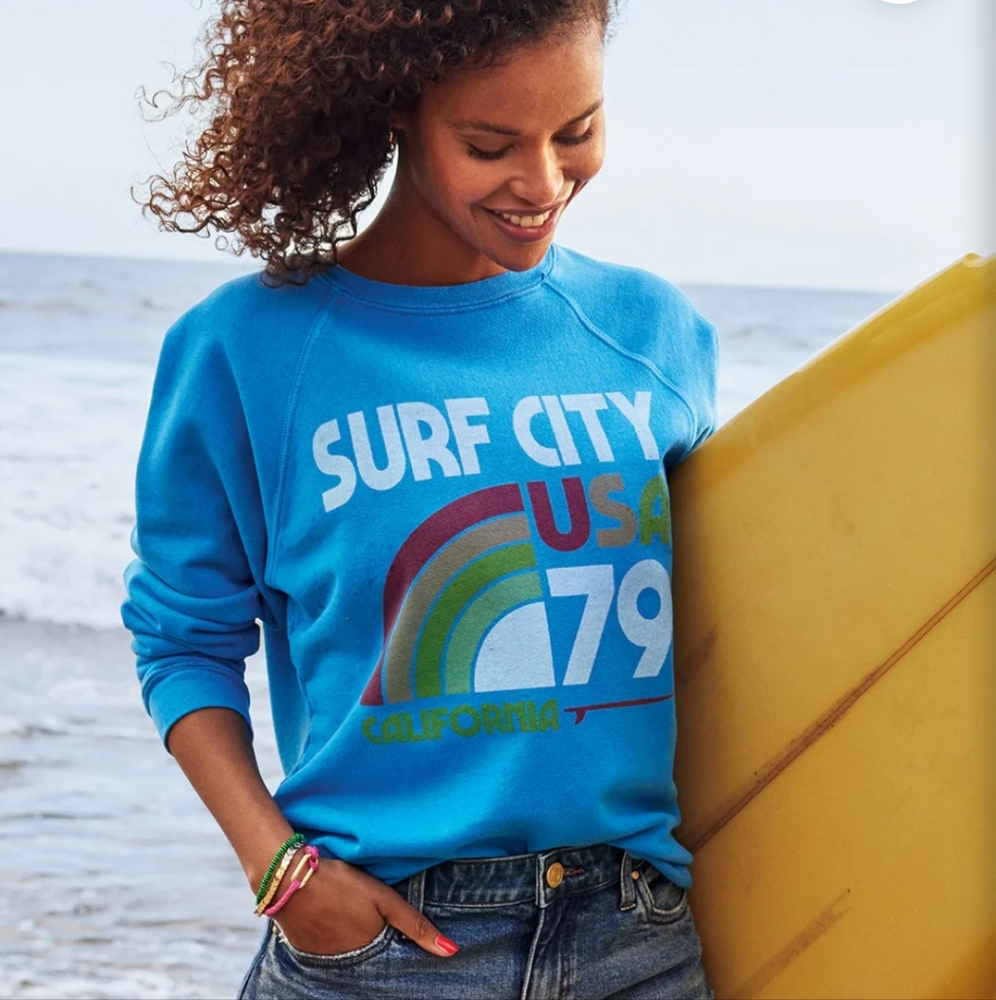 Evereve Retrobrand Summer Sweatshirt